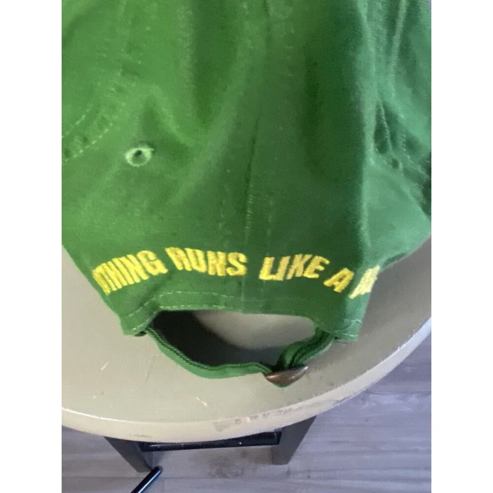 John Deere Patch Hat All Full Snapback Trucker Cap USA Louisville Mfg Vtg. OS